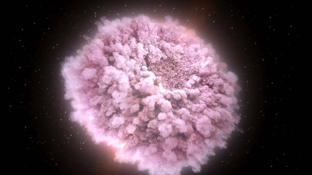 Gas caldi e detriti attorno alle stelle di neutroni
