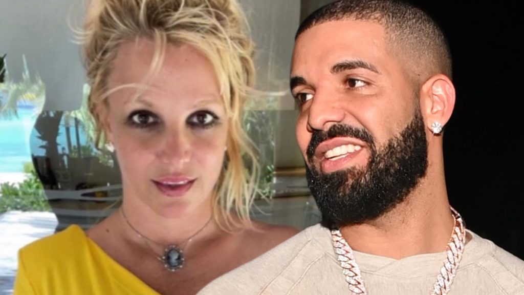 Britney Spears che cammina attraverso le proprietà YOLO di Drake in vendita