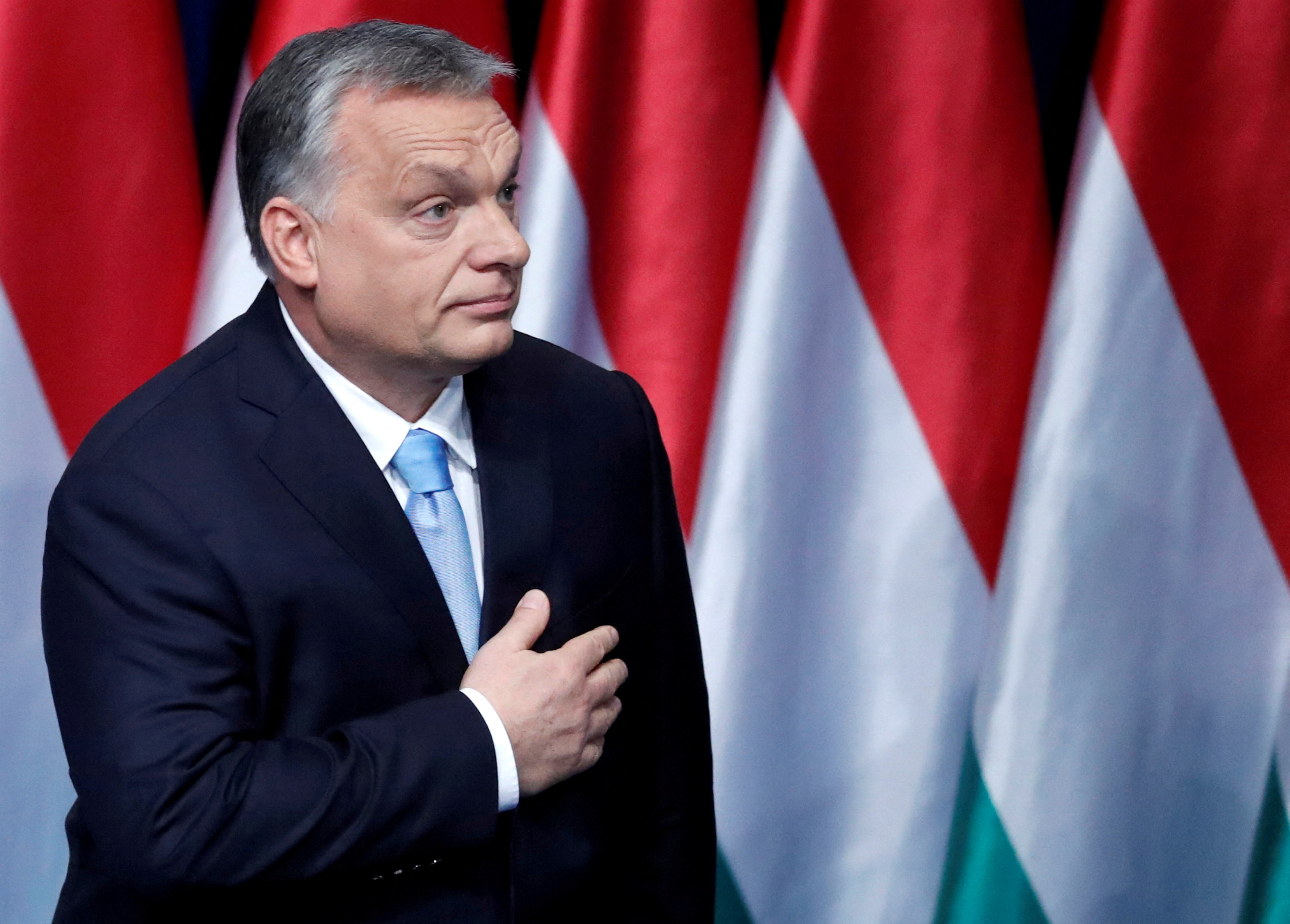 Il primo ministro ungherese Orban pronuncia il suo discorso annuale sullo stato della nazione