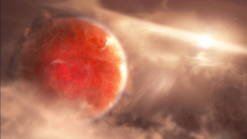 Hubble scopre un enorme pianeta - 9 volte più grande di Giove - che si forma attraverso un processo violento