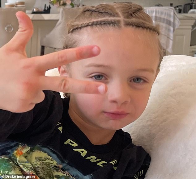 Cutie: Drake ha condiviso una foto del suo adorabile figlio di quattro anni Adonis