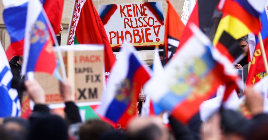 Il filo-ucraino è più numeroso dei filo-russi nelle proteste tedesche