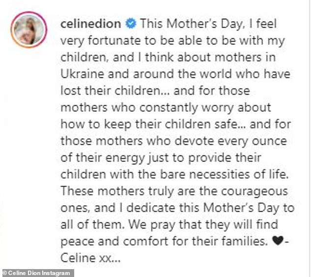 Amore: Celine ha condiviso alcune parole toccanti insieme a una foto dei suoi amati figli