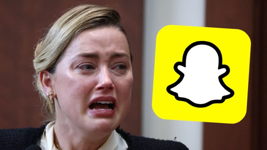 Il nuovo filtro per il viso piangente di Snapchat non è ispirato da Amber Heard