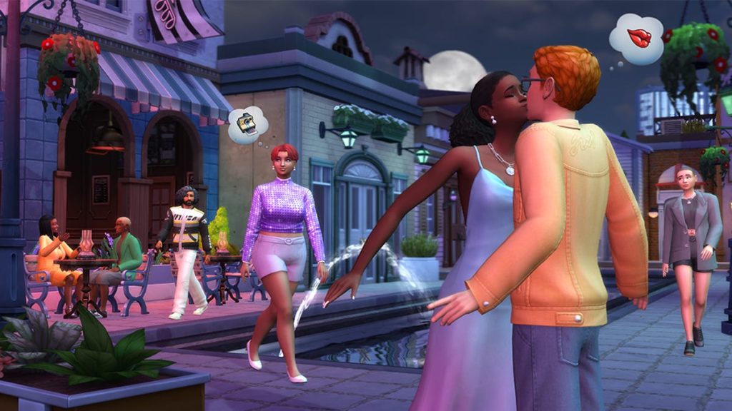 4 nuovi set di Sim che animano le serate, per Sims adulti e bambini