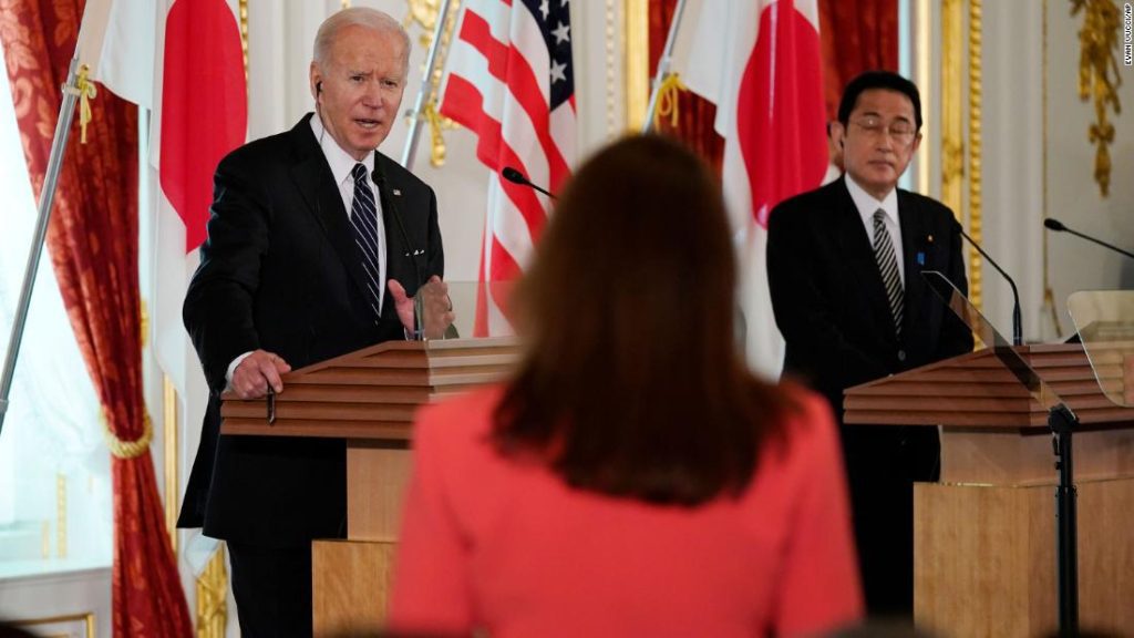 Il commento di Biden su Taiwan è in testa ai leader di Giappone, India e Australia nell'ultimo giorno del suo viaggio asiatico