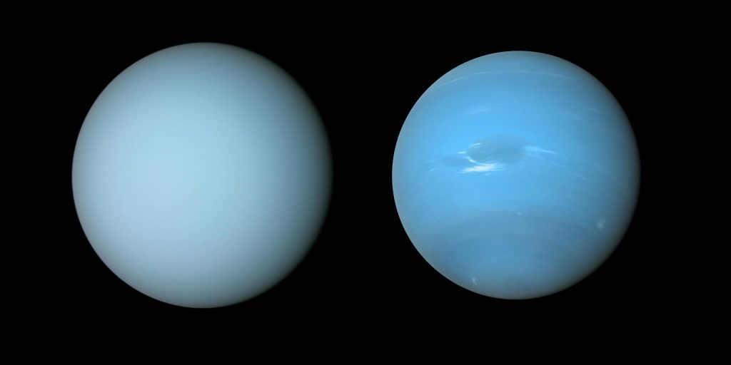Una nuova scoperta rivela il motivo dei diversi colori di Urano e Nettuno