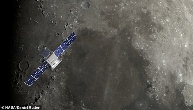 CAPSTONE Sopra il Polo Nord della Luna: dopo aver raggiunto la Luna, il velivolo inizierà una missione di sei mesi per verificare un tipo speciale di orbita.
