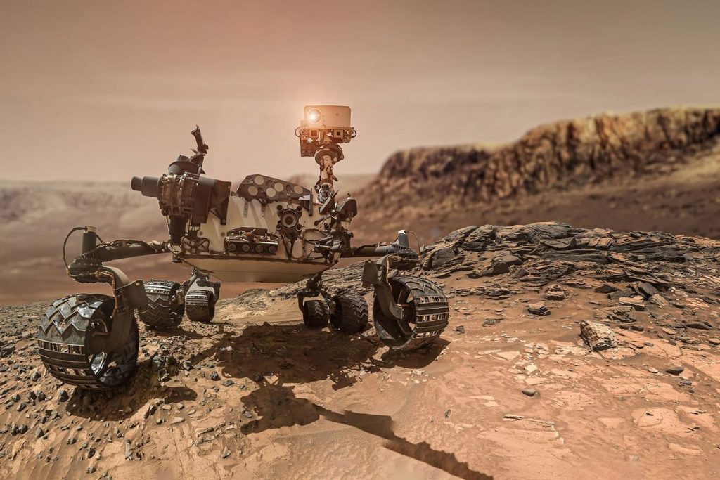 Il rover Mars ha adottato accidentalmente una roccia da compagnia