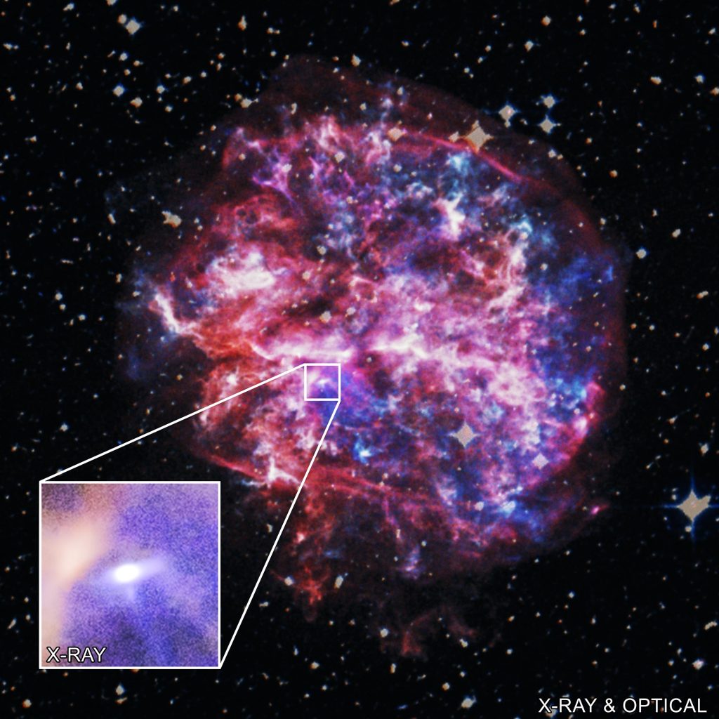 Chandra della NASA cattura Pulsar in un autovelox a raggi X