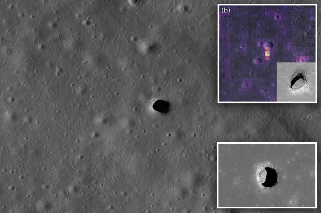 Le grotte lunari potrebbero fornire riparo agli astronauti