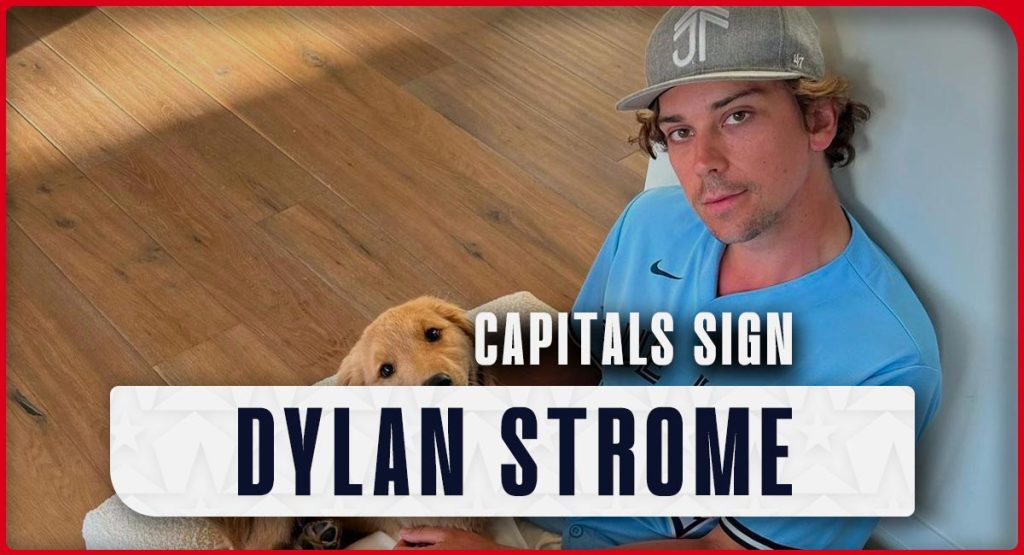 Capitals firma la posizione di seconda linea Dylan Strom per un accordo di un anno da 3,5 milioni di dollari