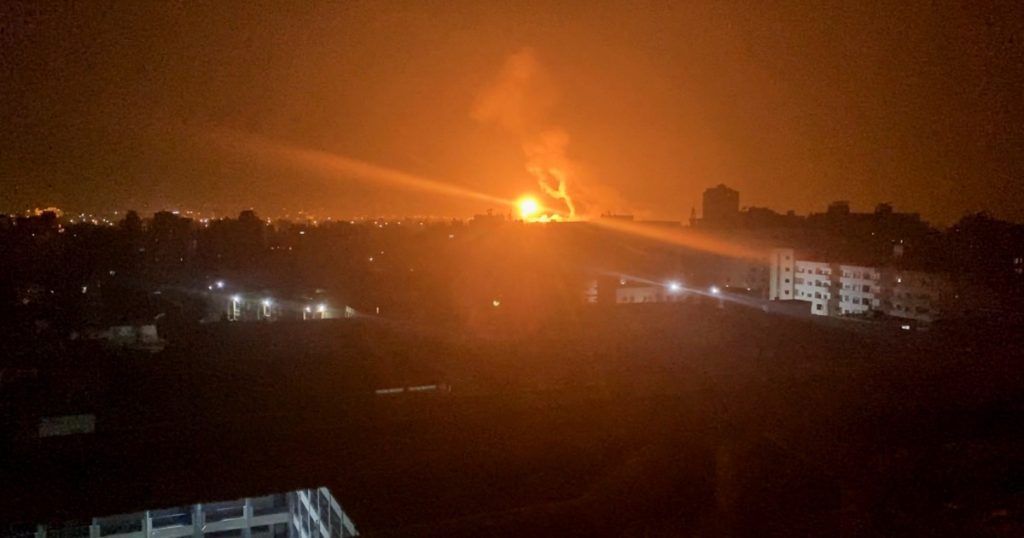 Israele lancia attacchi aerei sulla Striscia di Gaza, ma nessun ferito segnalato |  Notizie da Gaza