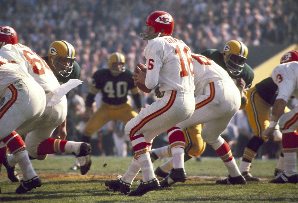 Len Dawson ha portato i Chiefs al loro primo titolo di Super Bowl.
