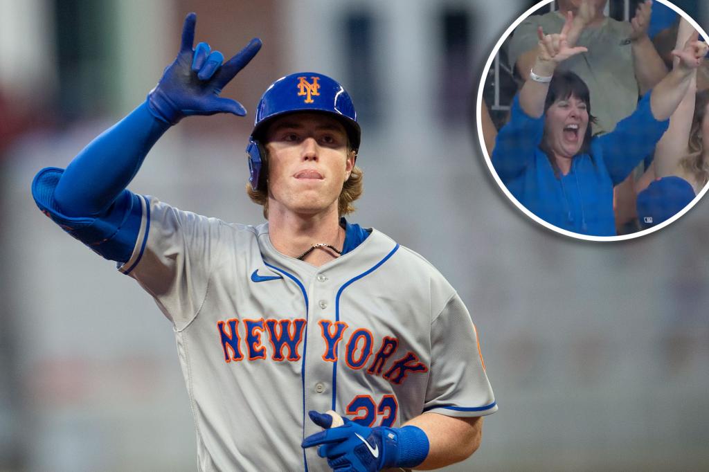 Brett Baty dei Mets ha condiviso il suo primo momento di corsa con sua madre