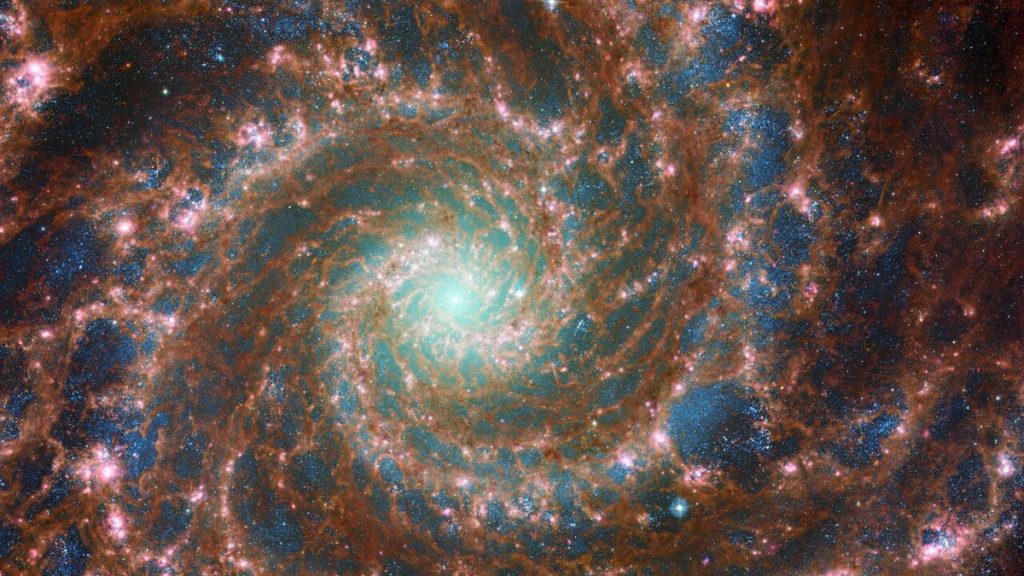 Il telescopio Webb cattura la bellezza leggera della galassia fantasma