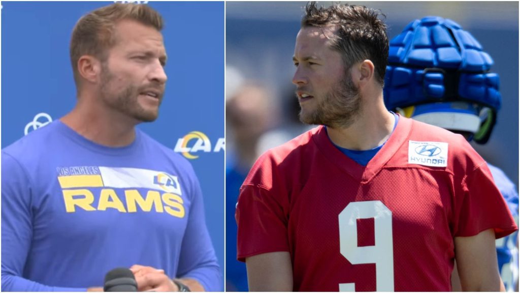 L'allenatore dei LA Rams Sean McVeigh afferma che il dolore al gomito di Matthew Stafford è "anormale per un quarterback"