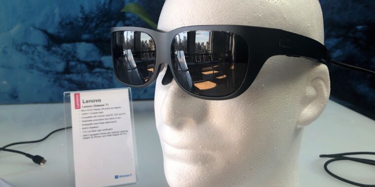 Lenovo annuncia gli occhiali AR consumer in grado di collegare iPhone