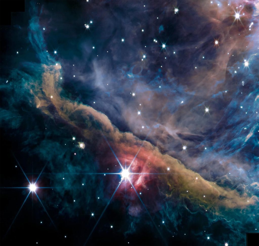 Prime immagini mozzafiato del telescopio spaziale Web degli astronomi della Nebulosa di Orione