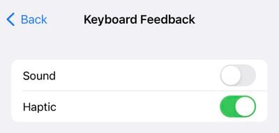 Impostazioni della tastiera touch di iPhone 14 Pro