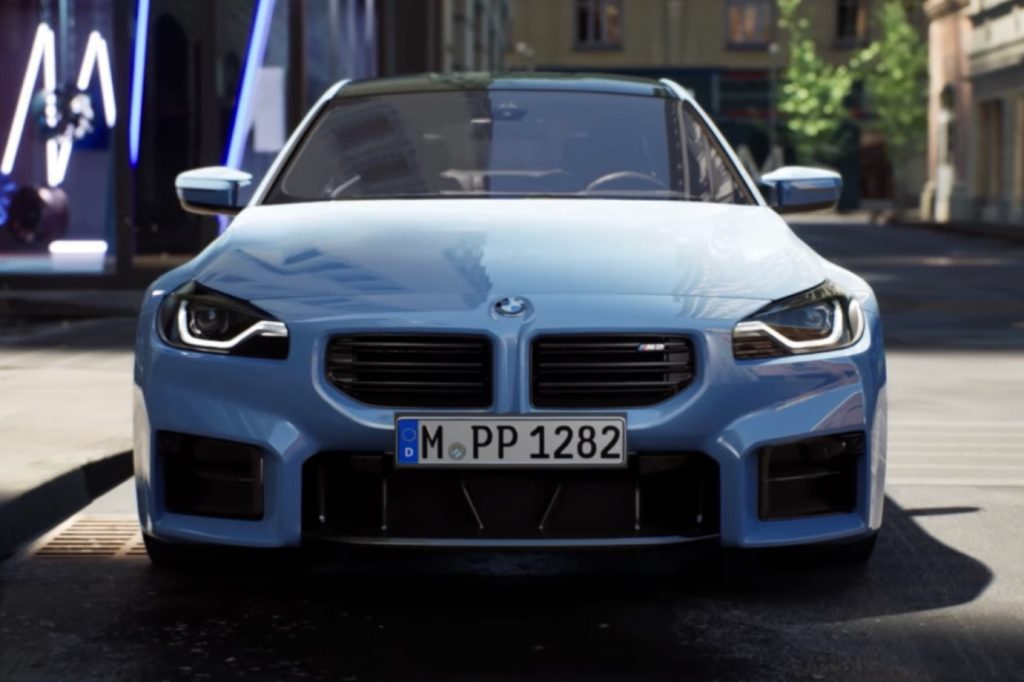 Mostrando la BMW M2 Zandvoort Blue 2023 al Motorclassica in Australia