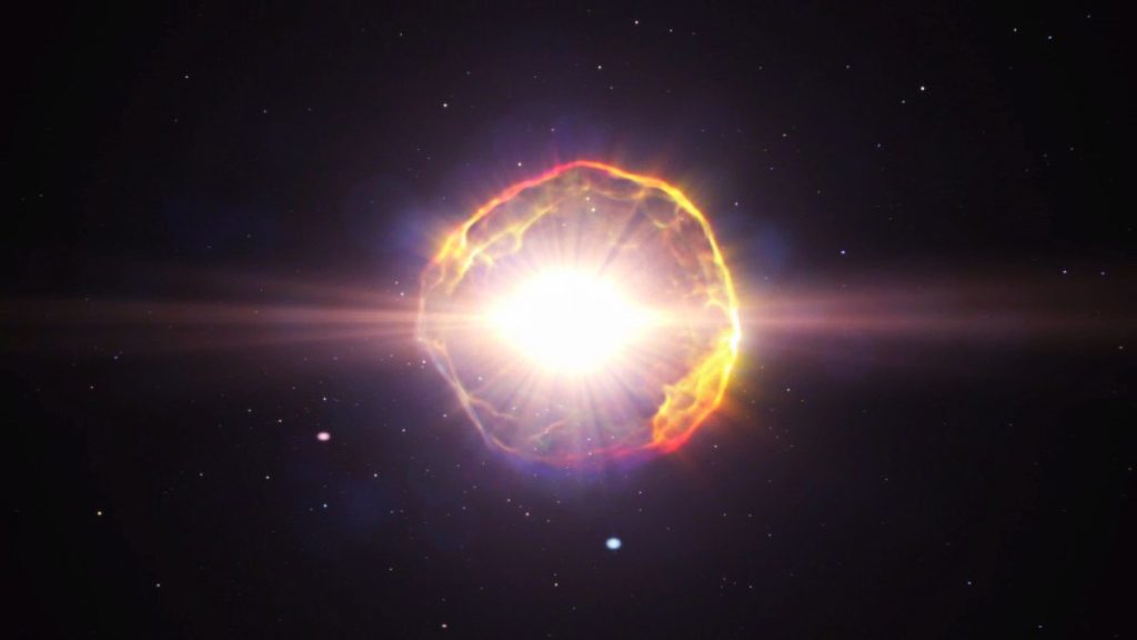 Un'esplosione di supernova insolitamente massiccia e potente nello spazio scoperta dagli scienziati