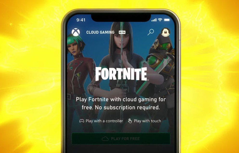 Fortnite è arrivato su Xbox Cloud Gaming all'inizio di quest'anno.