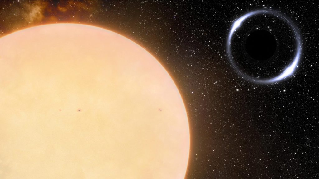 Gli astronomi hanno scoperto il buco nero più vicino sulla Terra: nel cortile cosmico