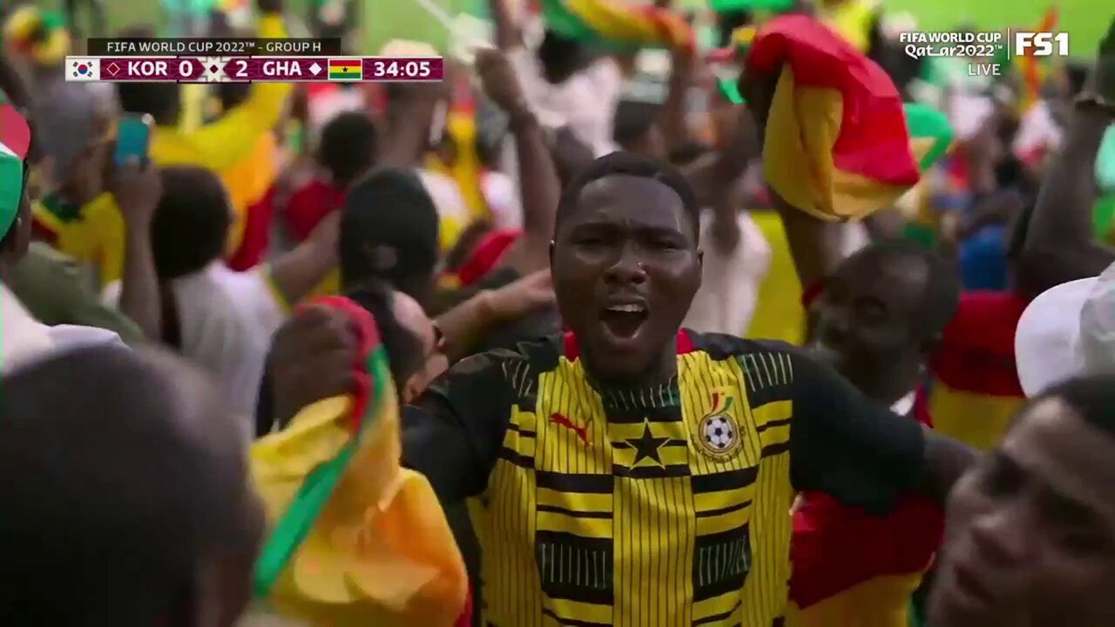 Il ghanese Mohamed Kudus segna un gol contro la Repubblica di Corea in 34 minuti |  Coppa del Mondo 2022