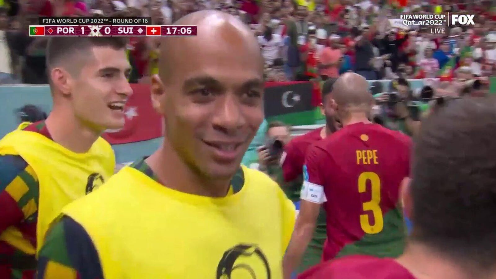 Il portoghese Goncalo Ramos segna un gol contro la Svizzera in 17 minuti