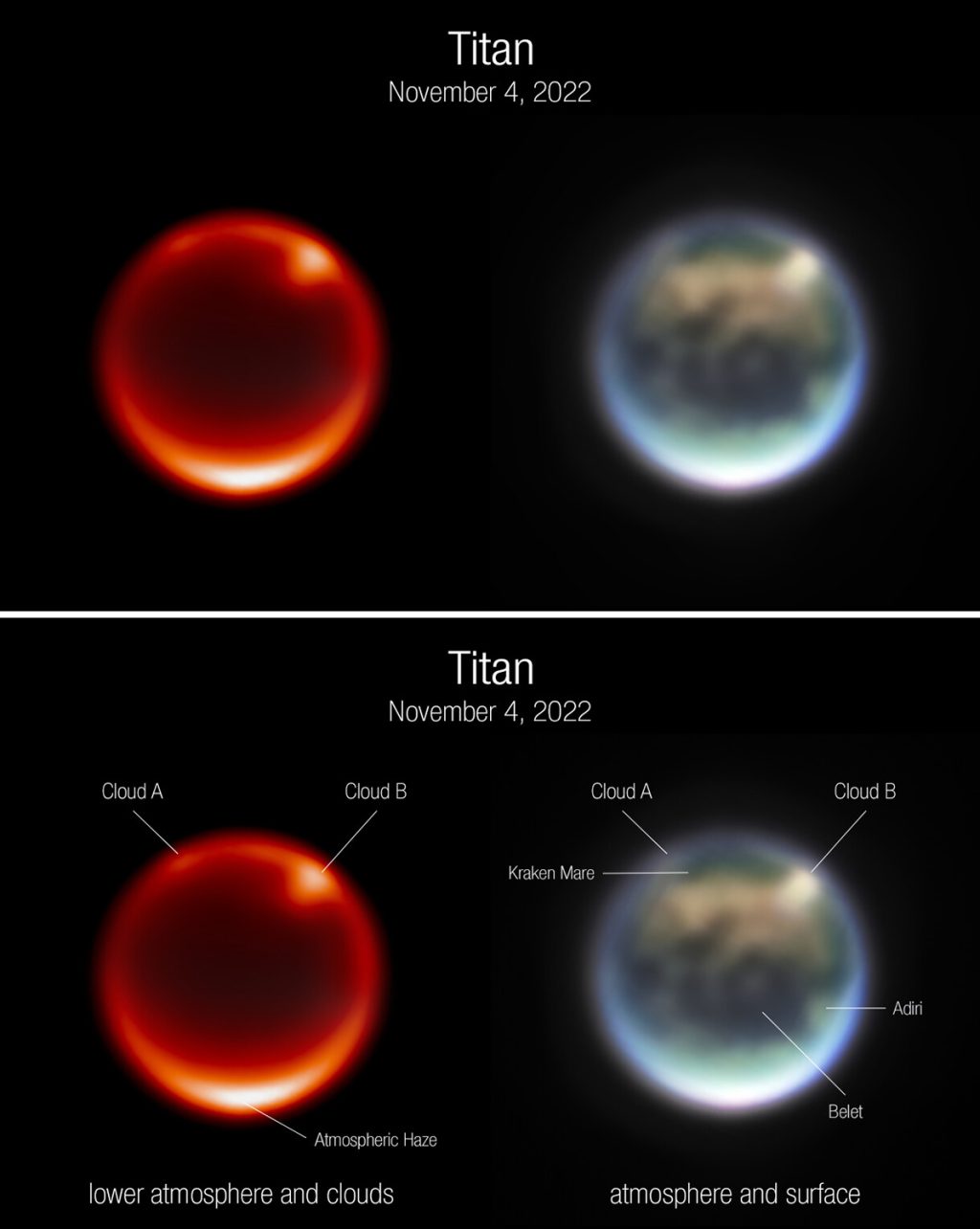 Il team di Telescope unisce le forze per prevedere una strana tempesta su Titano