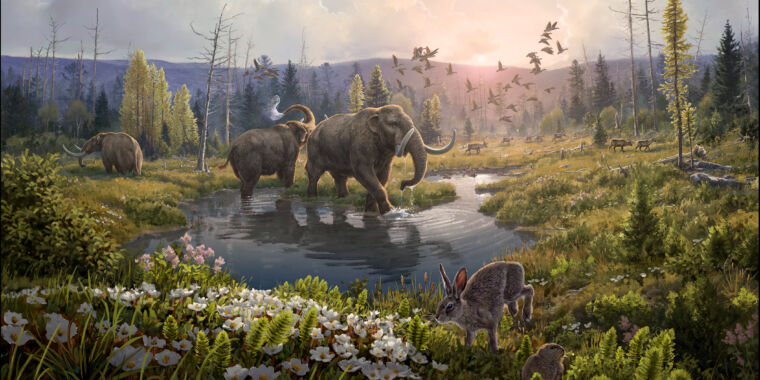 Il DNA più antico sequenziato fino ad oggi mostra mastodonti che un tempo vagavano nella più calda Groenlandia