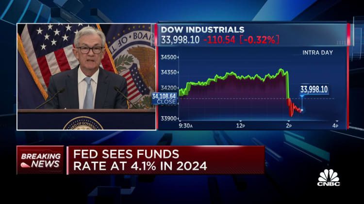 L'economia statunitense ha rallentato in modo significativo rispetto al ritmo veloce dello scorso anno: il presidente della Federal Reserve Jerome Powell