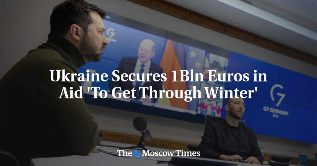 L'Ucraina riceve 1 miliardo di euro di aiuti per "superare l'inverno"